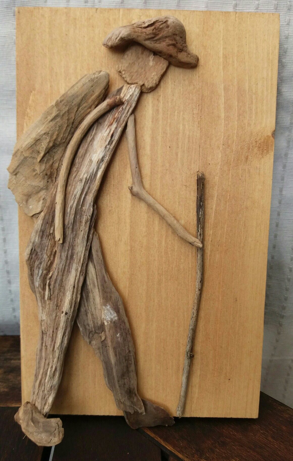 Arte en madera reciclada