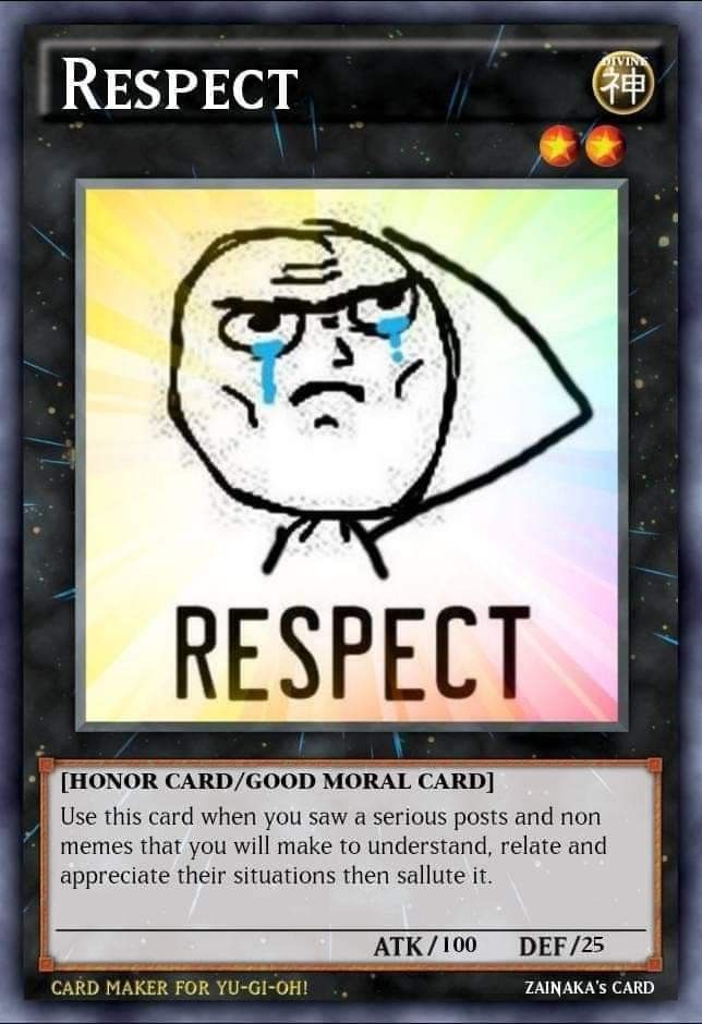 Respect Meme